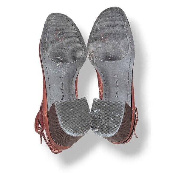 Essex Lane Ankle Fall’s Gold Bootie Western Cowgirl Side Zip Size 9 - Picture 5 of 5